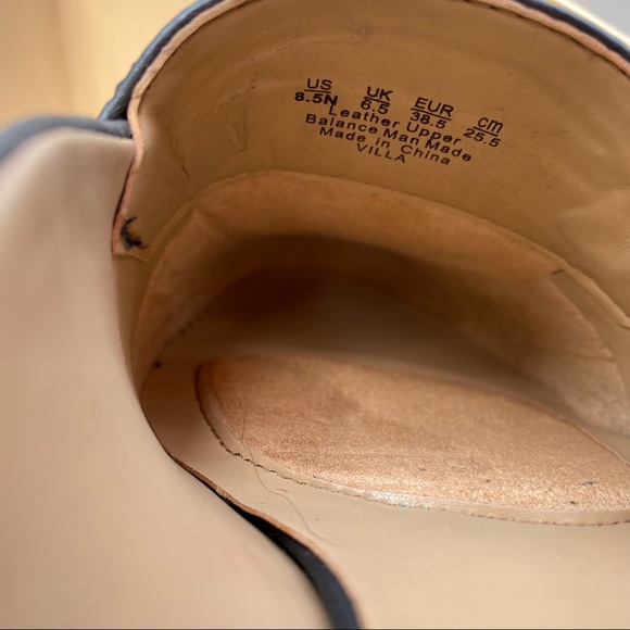 Naturalizer Villa Black Leather Mules 8.5 Narrow - Picture 10 of 11